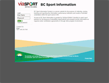Tablet Screenshot of bcsportinfo.com